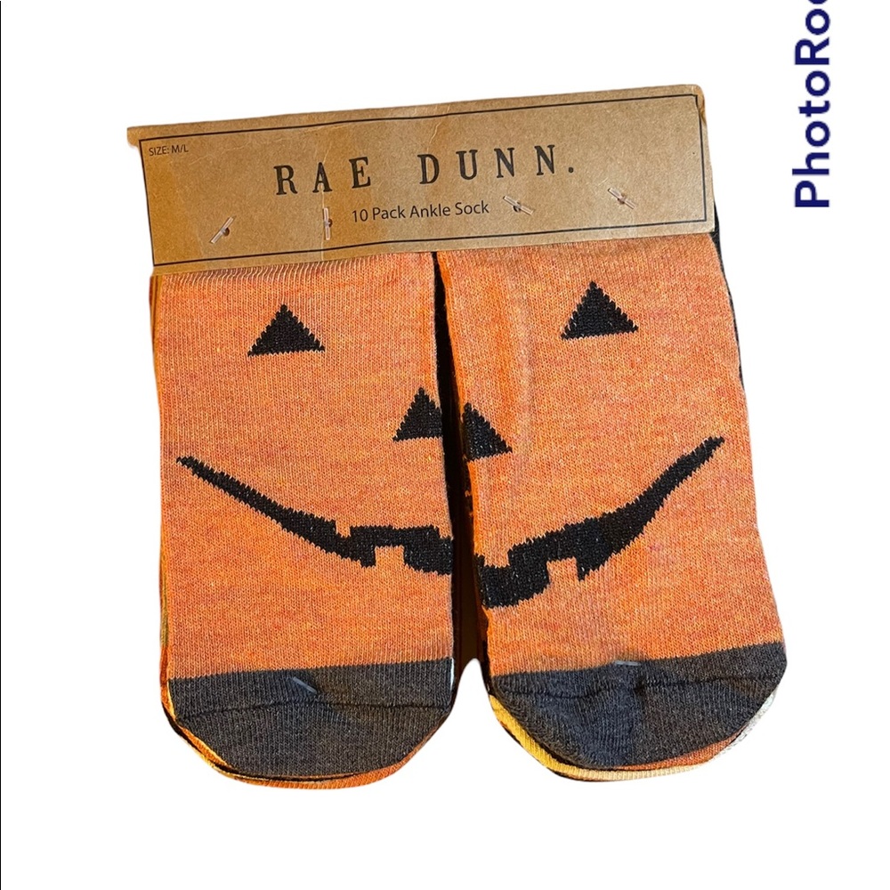 NWT Rae Dunn Kids Ankle Socks - 10 pack - size M/L